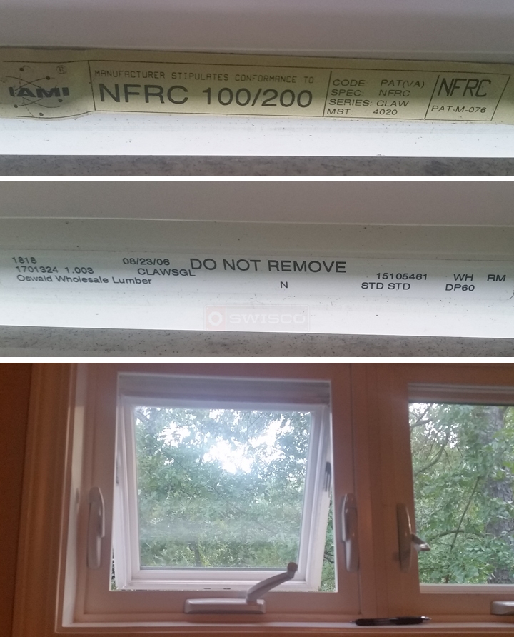 User submitted photos of window hardware.
