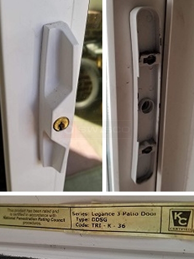 Legance patio lock