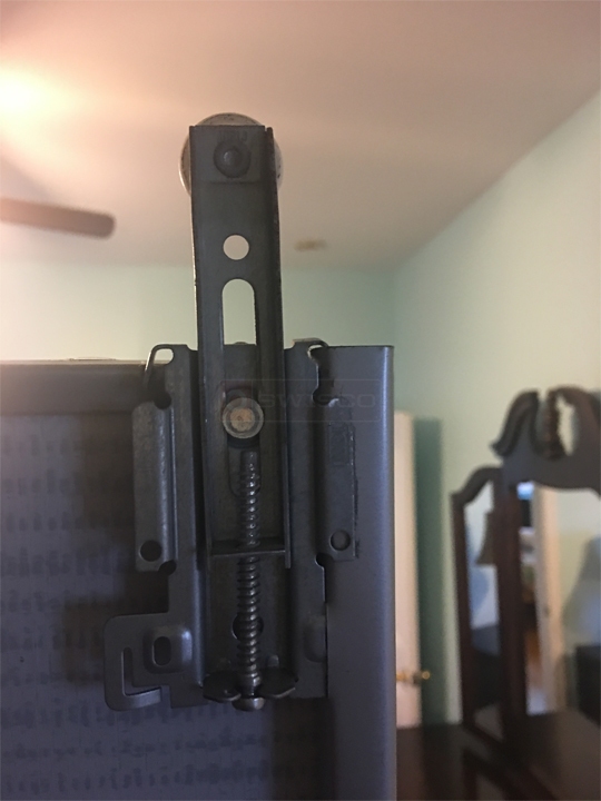 Closet door roller