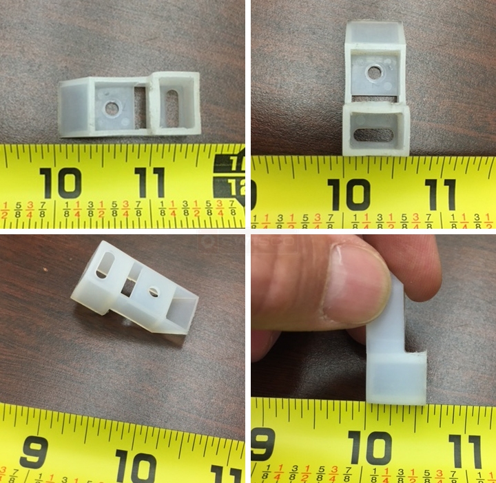User submitted photos of a top sash guide.