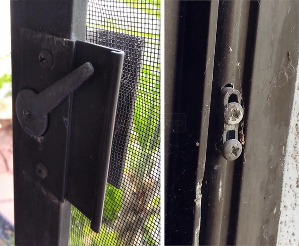 Screen door handle
