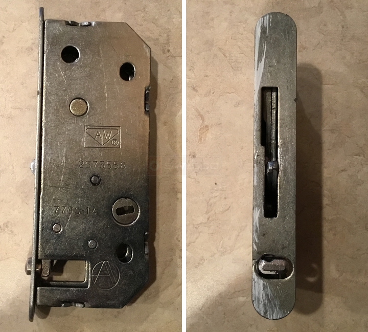 User submitted photos of a mortise lock.