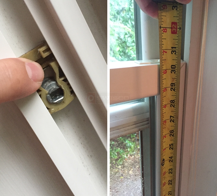 User submitted photos of window hardware.