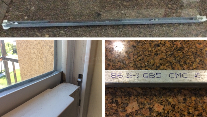 User submitted photos of a window balance.