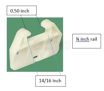 Dresser rear drawer glide
