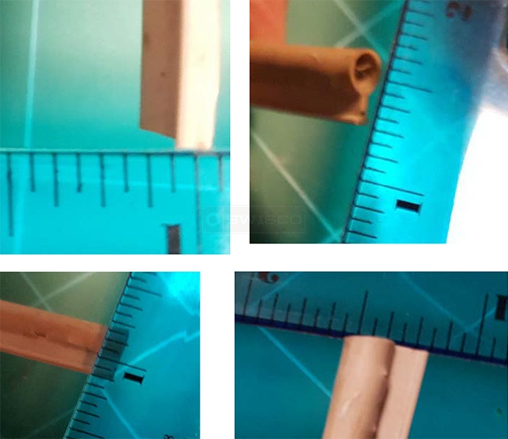 User submitted photos of bubble seal.