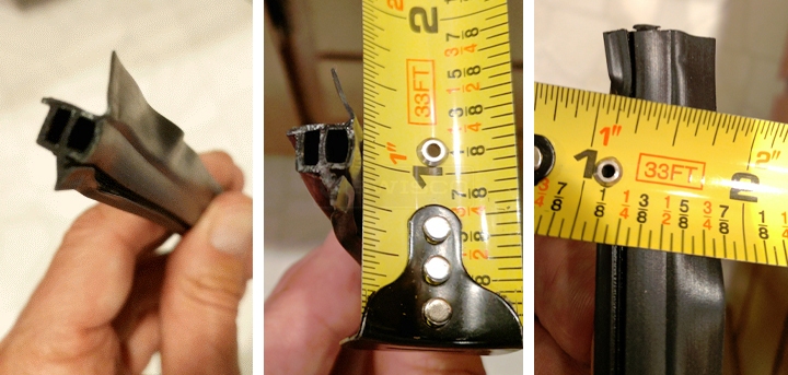 User submitted photos of weatherstripping.