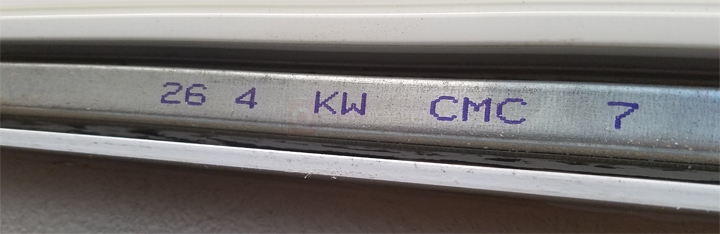 window channel balance for vinly single hung non tilt window