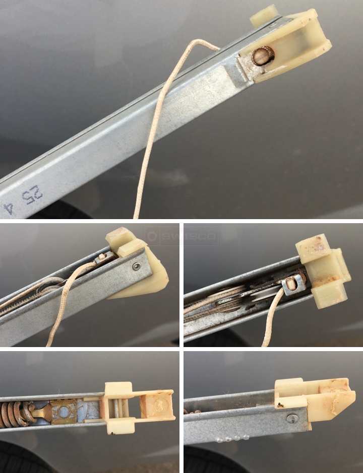 User submitted photos of a window balance.