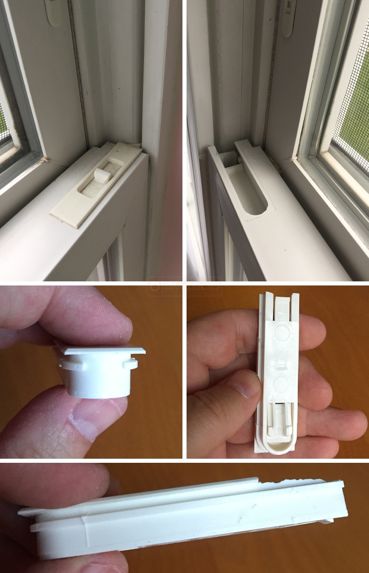 User submitted photos of a tilt latch.