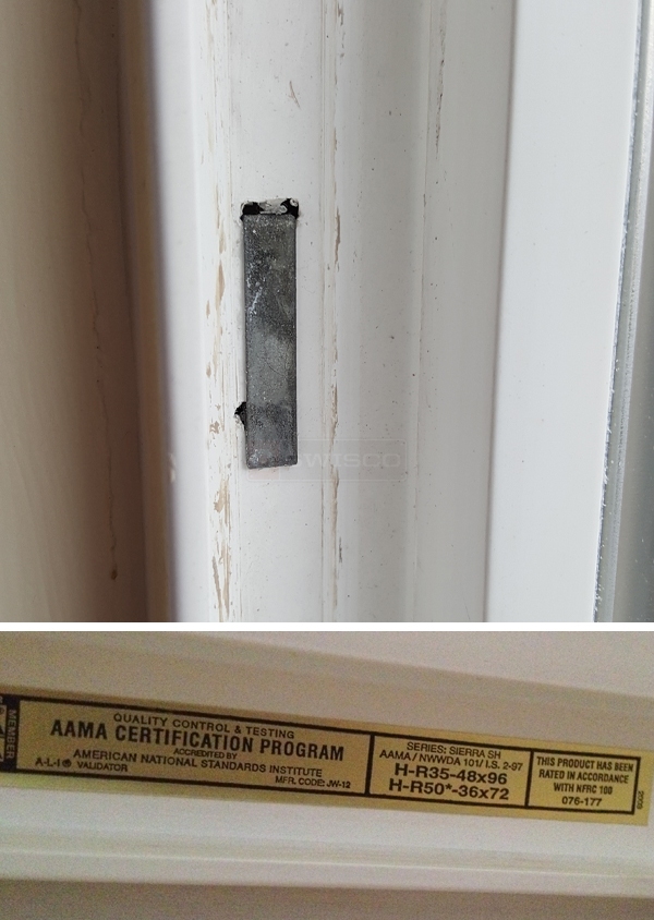 User submitted photos of window hardware.