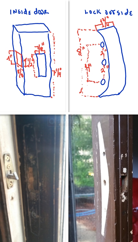 Patio door lock