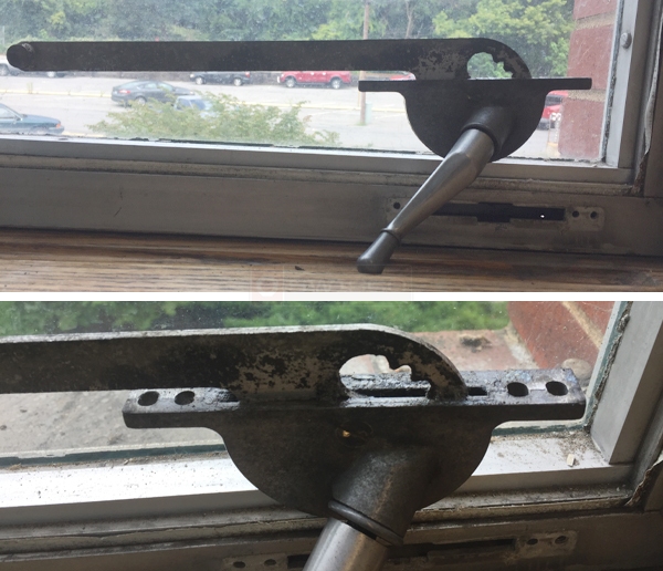 User submitted photos of a window operator.