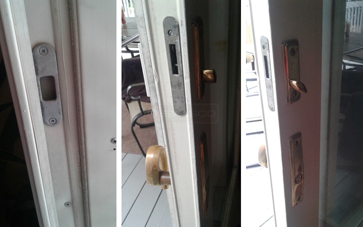 User submitted photos of door hardware.