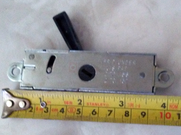 User submitted a photo of patio door hardware.