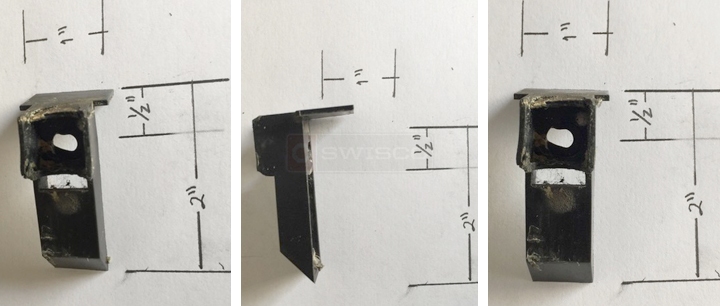 User submitted photos of top sash guide.