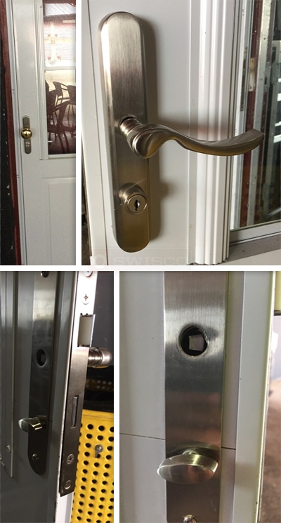 Storm door handle