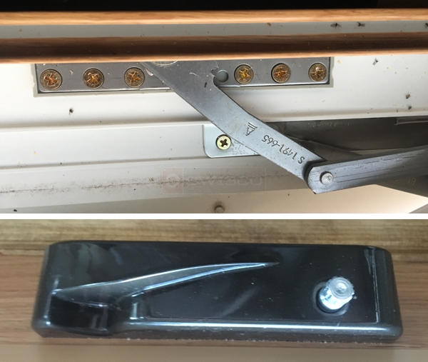 User submitted photos of a window operator.