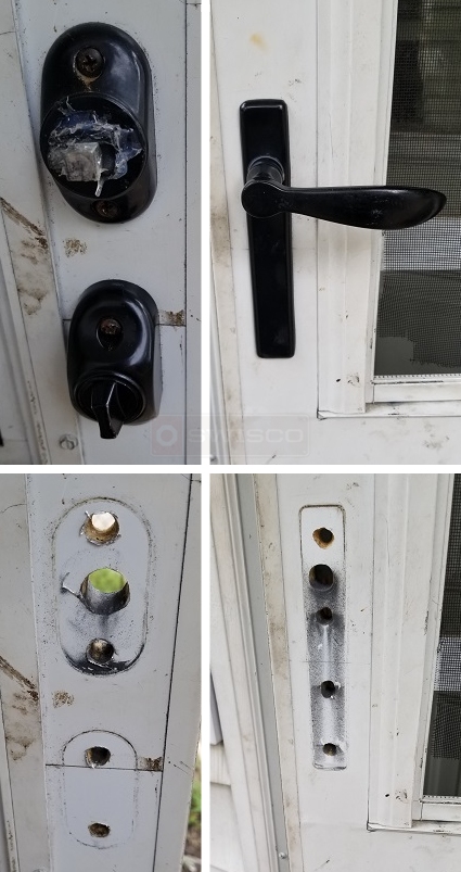 Storm door handle