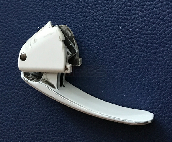 User submitted a photo of a storm door handle.