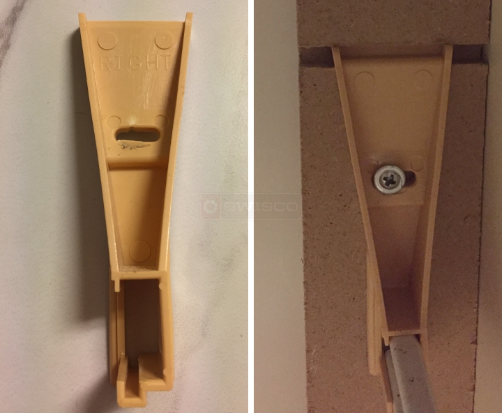 User submitted photos of drawer hardware.