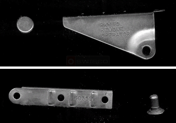 User submitted photos of window hardware.