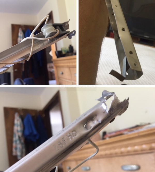 User submitted photos of a window balance.