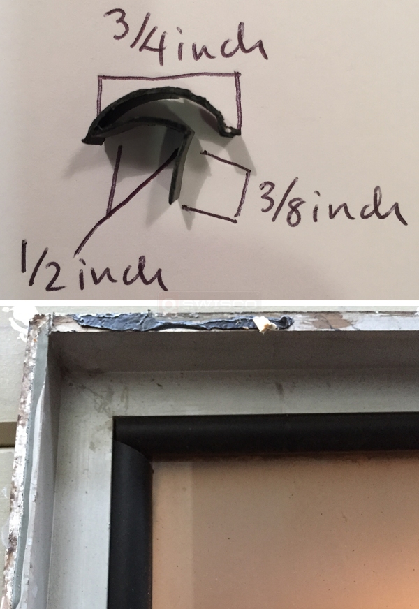 User submitted photos of snap-in glazing.