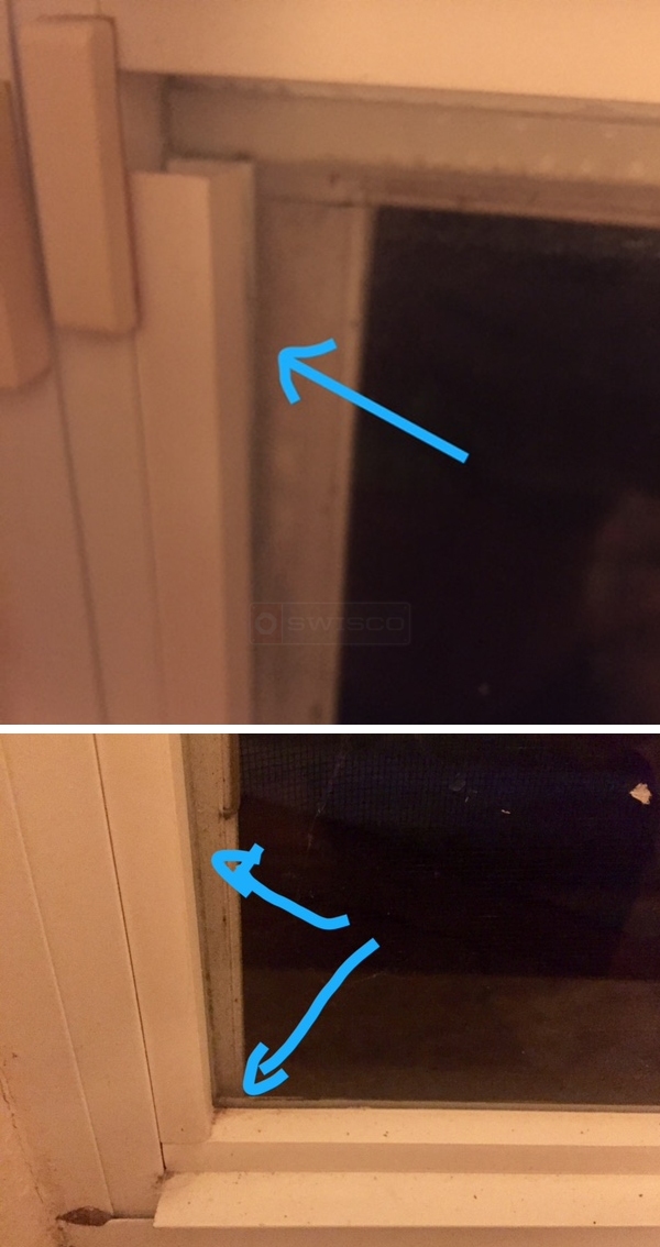 User submitted photos of window hardware.