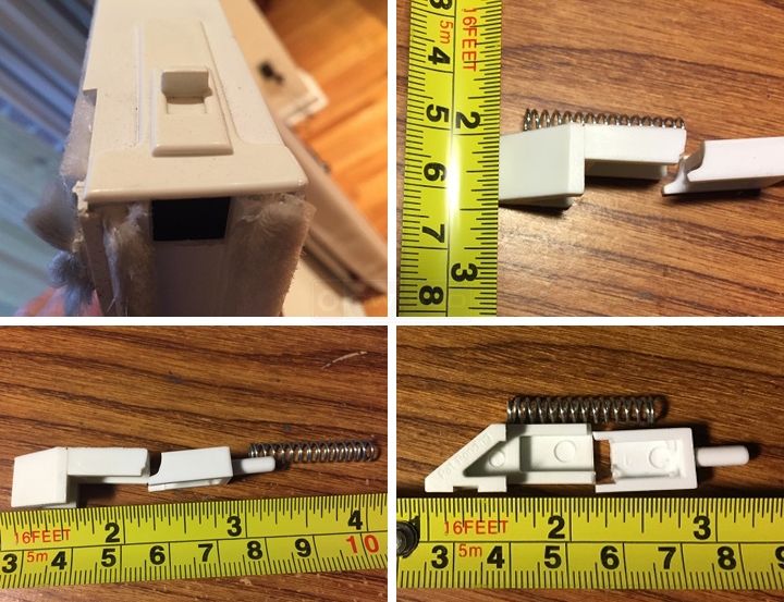 User submitted photos of window hardware.