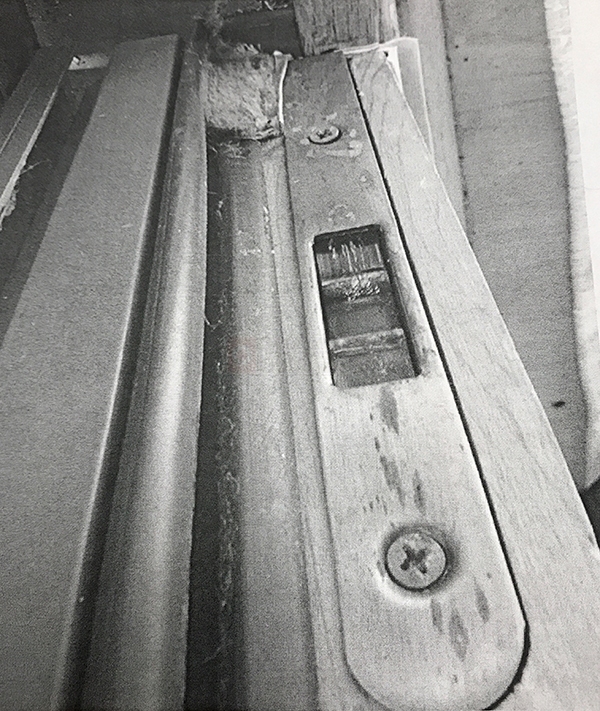 User submitted photos of window hardware.