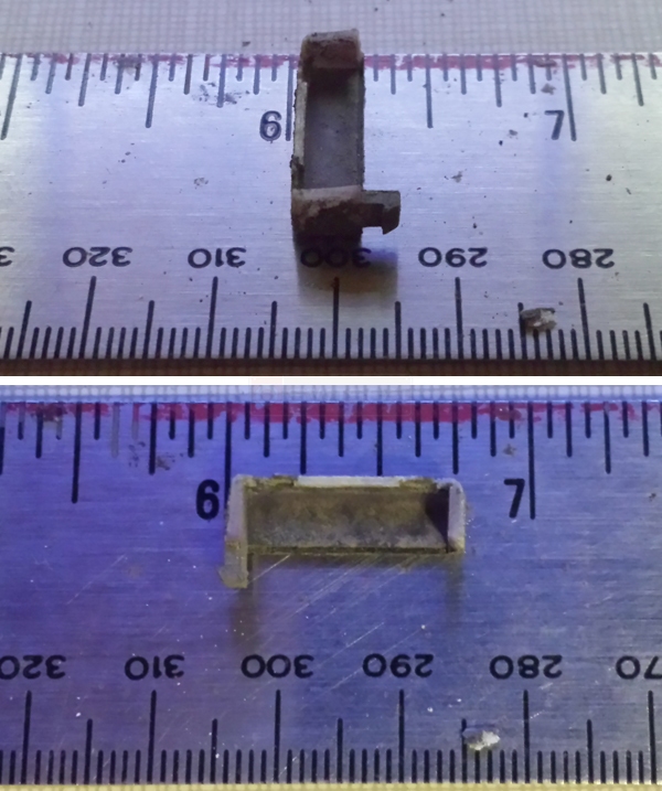 User submitted photos of a weep hole cover.