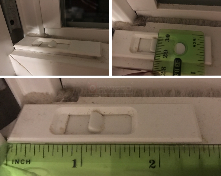 User submitted photos of a tilt latch.