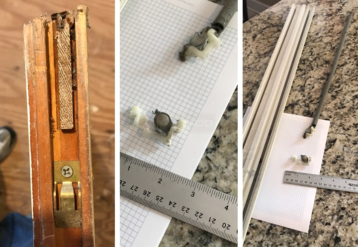 User submitted photos of window hardware.