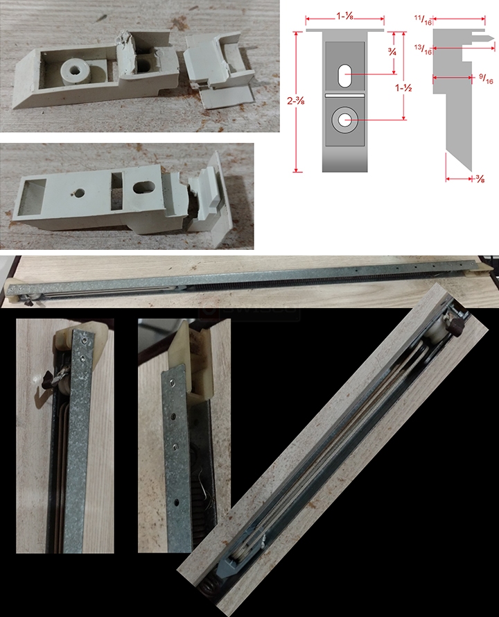 User submitted photos of window hardware.
