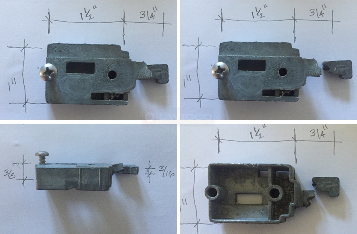 User submitted photos of window hardware.