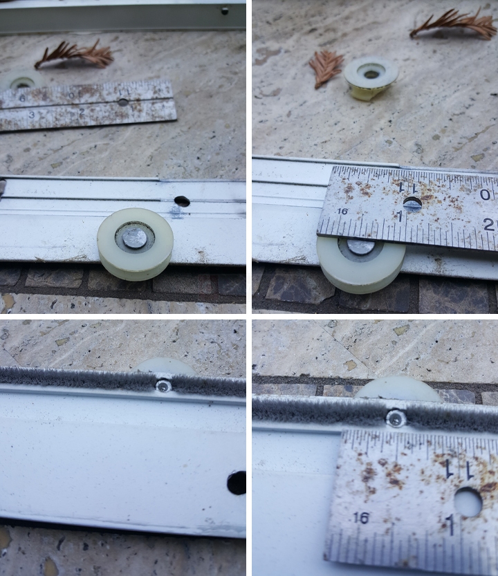 User submitted photos of screen door hardware.