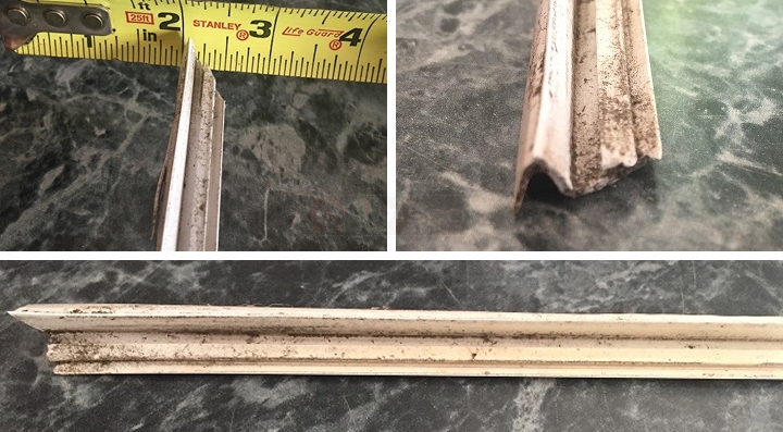 User submitted photos of weatherstripping.