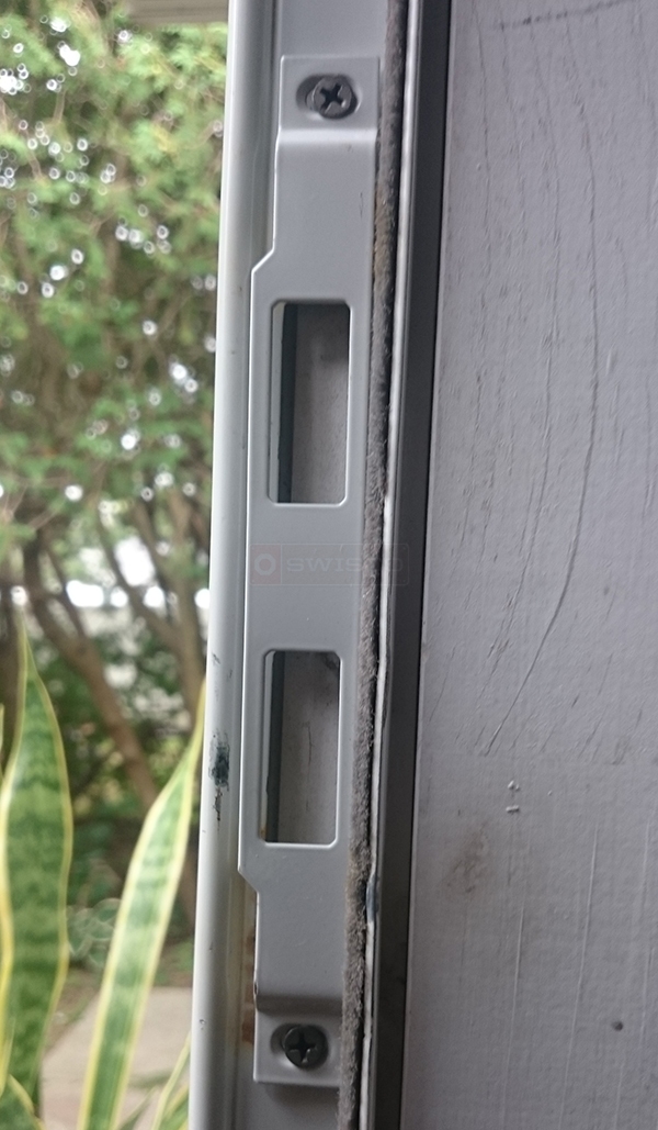 User submitted photos of patio door hardware.