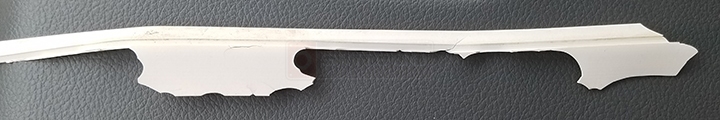 User submitted a photo of snap in glazing.