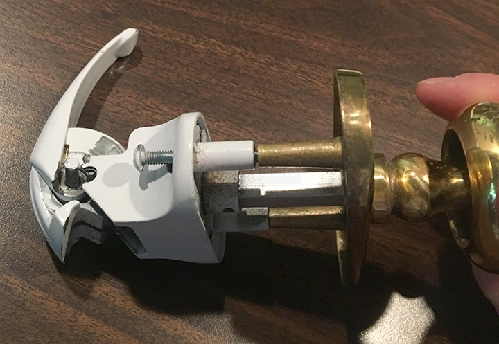 User submitted a photo of a door handle set.