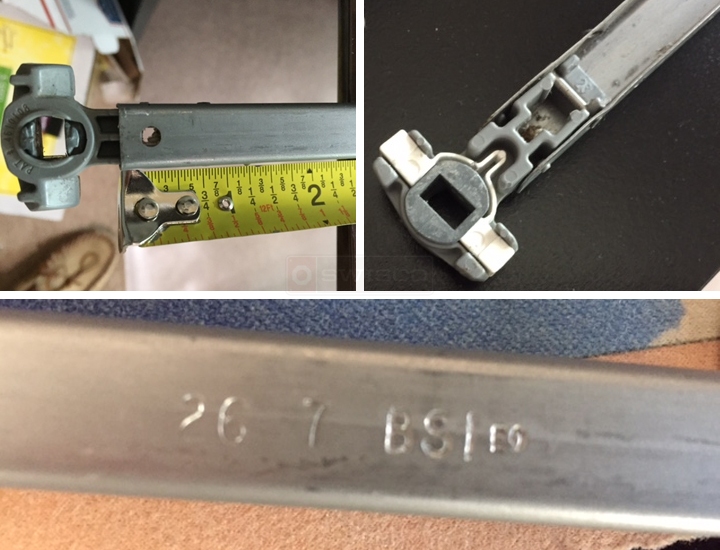 User submitted photos of a window balance.