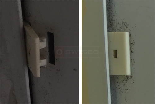 Plastic window clip