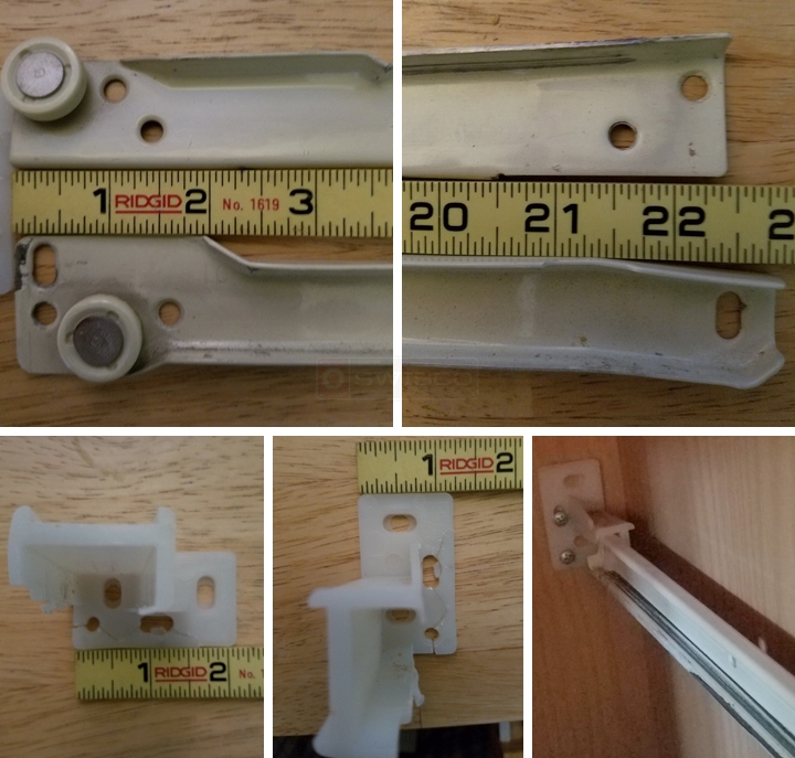 User submitted photos of drawer hardware.