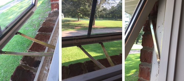 User submitted photos of window hardware.
