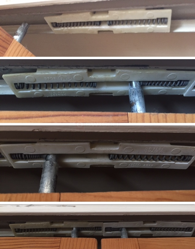 Bifold door guides