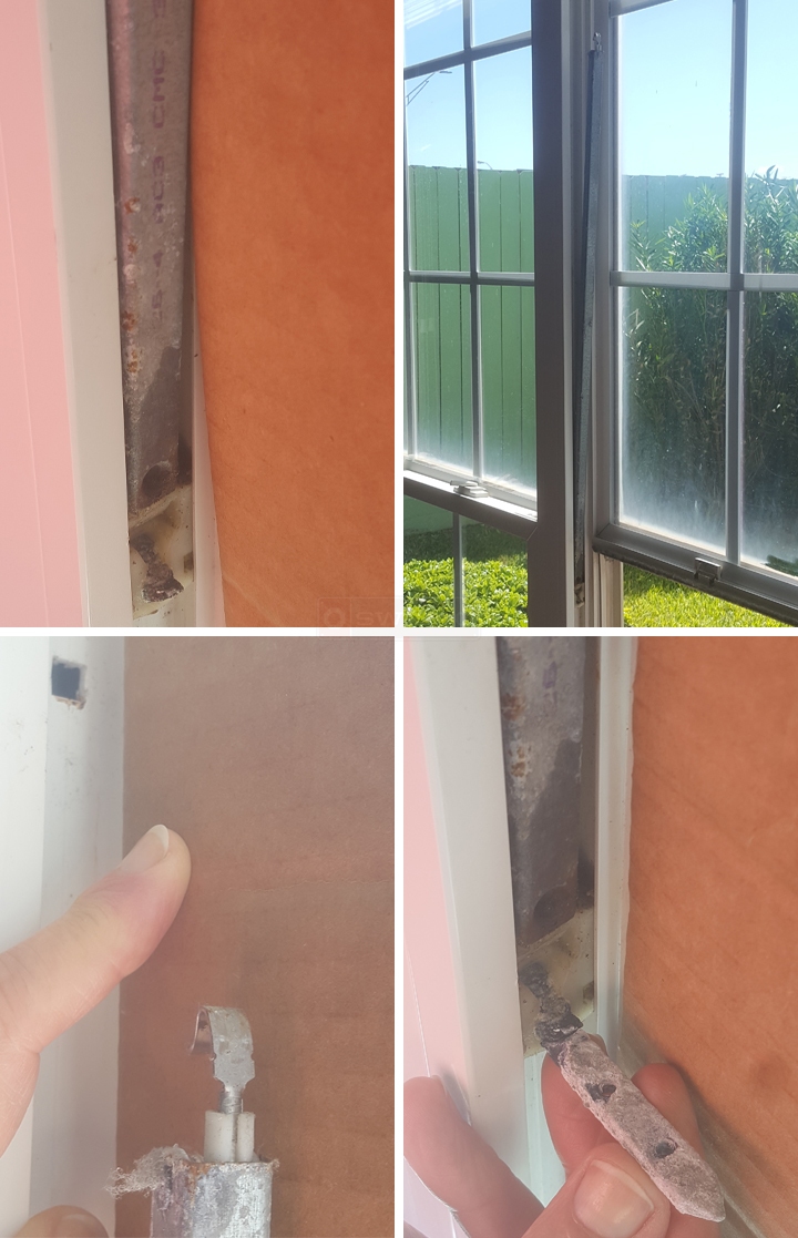 User submitted photos of a window balance.