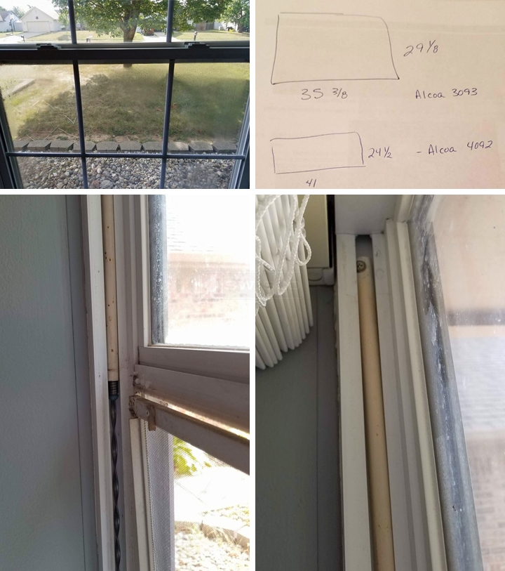 User submitted photos of a window balance.