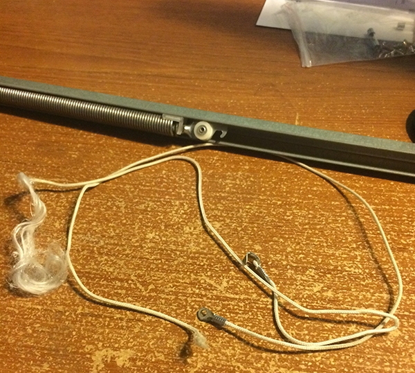 User submitted photos of a window balance.