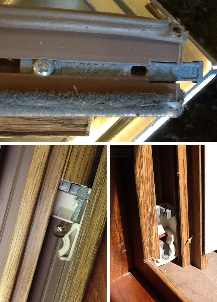 User submitted photos of window hardware.